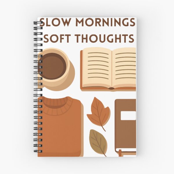 Item preview, Slow mornings, soft thoughts designed and sold by creativityisfun.