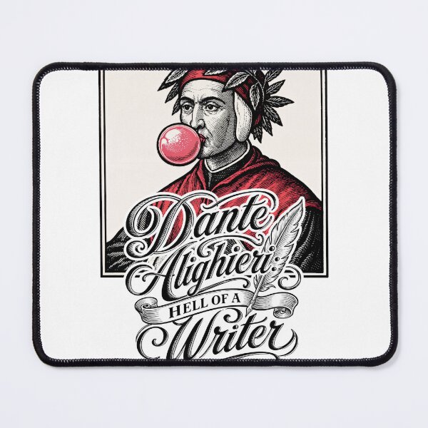 Item preview, Wall Art - Postcard - Philosophy and Literature: Dante Alighieri – Hell of a Writer designed and sold by ForeverPrintsOK.