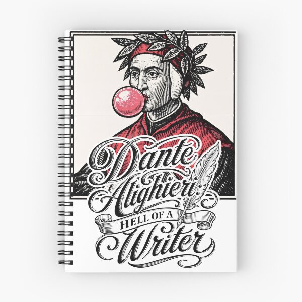 Item preview, Wall Art - Postcard - Philosophy and Literature: Dante Alighieri – Hell of a Writer designed and sold by ForeverPrintsOK.