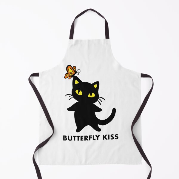 Item preview, Black cat butterfly kiss designed and sold by Konopikyu.