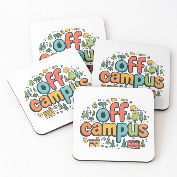 Item preview, Only One Year Off Campus | Funny College Life Digital Art Poster designed and sold by Vvmd.