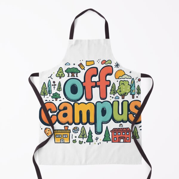 Item preview, Only One Year Off Campus | Funny College Life Digital Art Poster designed and sold by Vvmd.