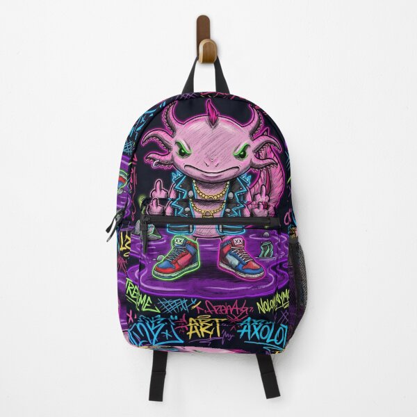 Item preview, Neon Punk Axolotl of the Street designed and sold by Catrina luna.