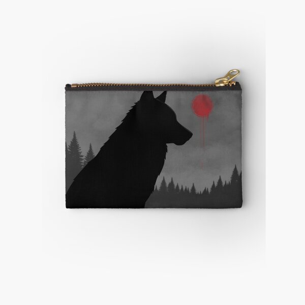 Item preview, Silent Wolf Under Crimson Moon designed and sold by Ola-urb.