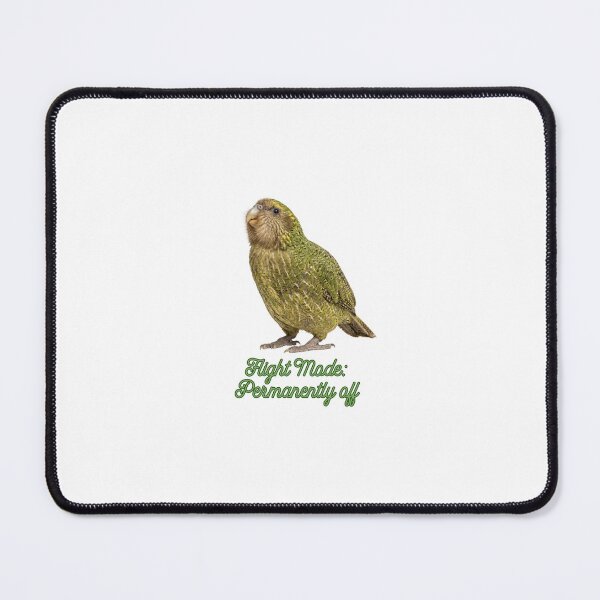 Item preview, Flight Mode: Permanently Off | Funny Kakapo Parrot Design designed and sold by HelgaCraftery.