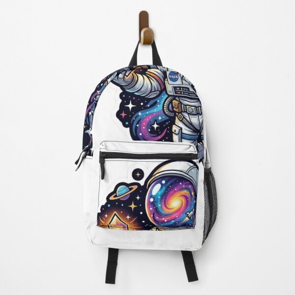 Item preview, Cosmic Astronaut Galaxy Exploration Art designed and sold by JeevanStickers.