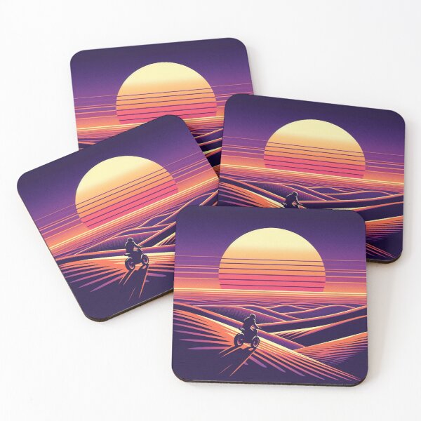 Item preview, Desert Ride – Retro Sunset Adventure Design designed and sold by Dogandesighn.