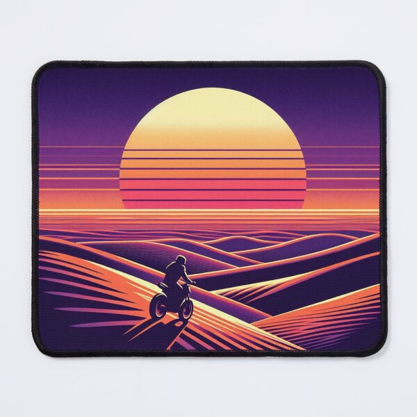 Item preview, Desert Ride – Retro Sunset Adventure Design designed and sold by Dogandesighn.