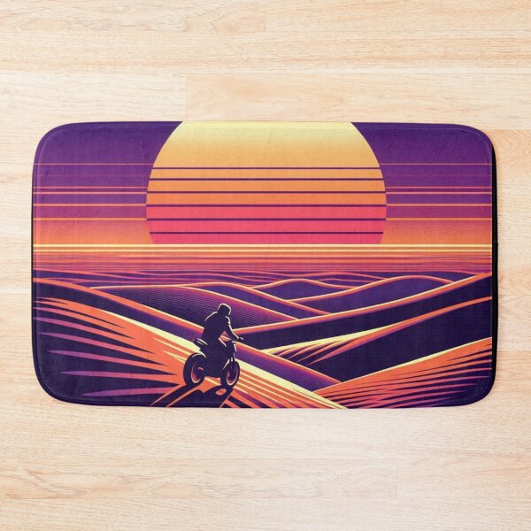 Item preview, Desert Ride – Retro Sunset Adventure Design designed and sold by Dogandesighn.