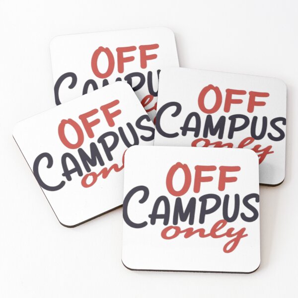 Item preview, Only One Year Off Campus | Funny College Life Digital Art Poster designed and sold by Vvmd.