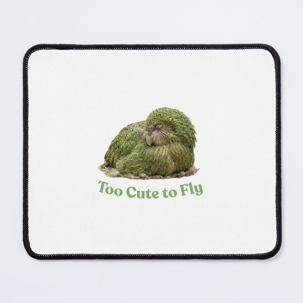 Item preview, Too Cute to Fly | Sleeping Kakapo Parrot Funny Bird Design designed and sold by HelgaCraftery.