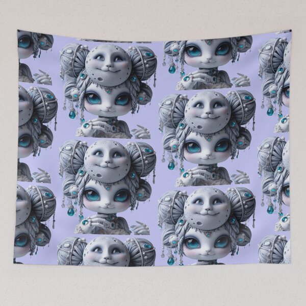 Item preview, Surreal Celestial Cat Girl Gothic  designed and sold by LujziWorld.