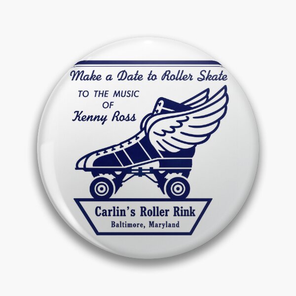 Item preview, Carlins Roller Rink Baltimore Maryland Roller Skating Rink Sticker Decal Label Design 6 designed and sold by tislord.
