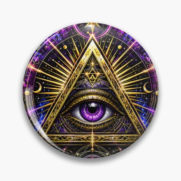 Item preview,  illuminati - Mystical All-Seeing Eye Pyramid T-Shirt Design designed and sold by TETHER007.