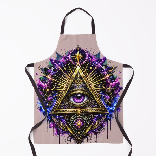 Item preview, illuminati - Mystical All-Seeing Eye Pyramid T-Shirt Design designed and sold by TETHER007.