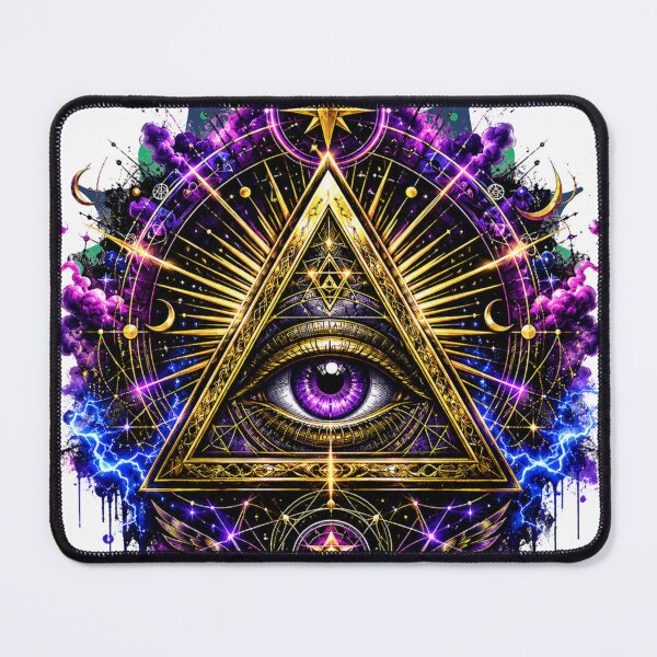Item preview,  illuminati - Mystical All-Seeing Eye Pyramid T-Shirt Design designed and sold by TETHER007.