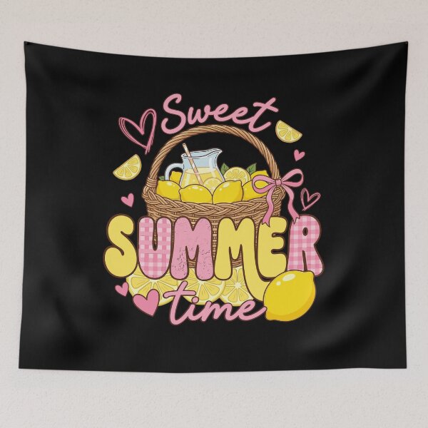 Item preview, Cute Lemon Basket Sweet Summer Time Girls Kids designed and sold by KroghDs.