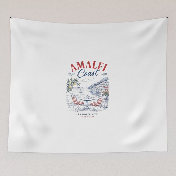 Item preview, Amalfi Coast Italy Retro Travel La Dolce Vita designed and sold by AveniaOficial.