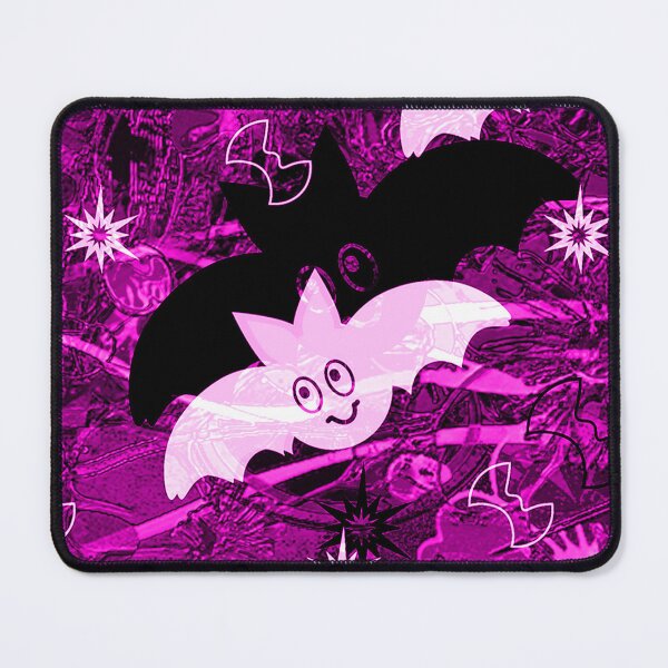 Item preview, Kawaii Gothic Bats — Spooky Cute Magenta Halloween Pattern designed and sold by BatNature.