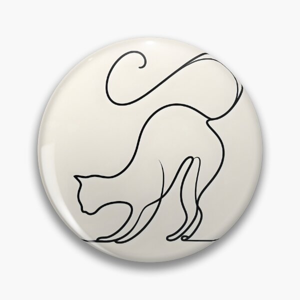Item preview, Cat in motion - Flowing lines designed and sold by davidromapixel.