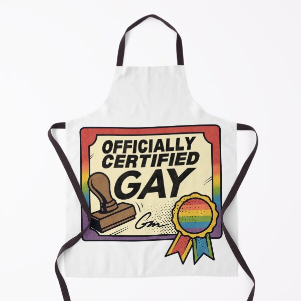 Item preview, Funny Officially Certified Gay Pride Certificate designed and sold by Anne97s.