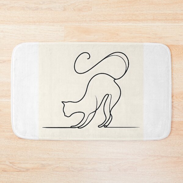 Item preview, Cat in motion - Flowing lines designed and sold by davidromapixel.