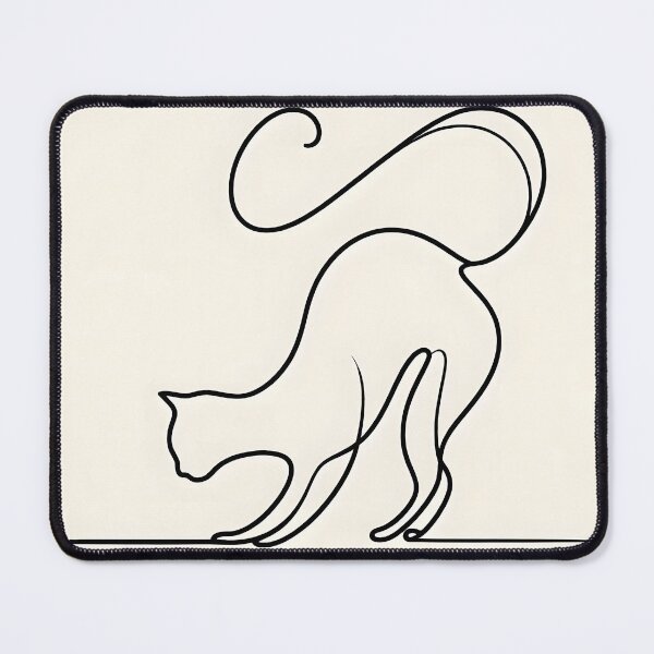 Item preview, Cat in motion - Flowing lines designed and sold by davidromapixel.
