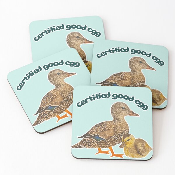 Item preview, Certified Good Egg Mumma & Bubba Mallard designed and sold by Blackberries & Moss.