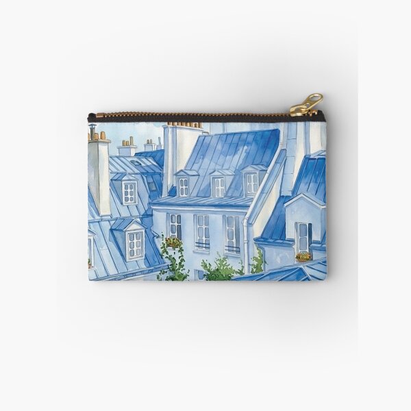 Item preview, Mediterranean Blue Rooftops Watercolor designed and sold by Islabonita..