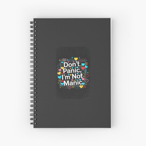 Item preview, Don't Panic, I'm Not Manic designed and sold by FlirtySocClub.