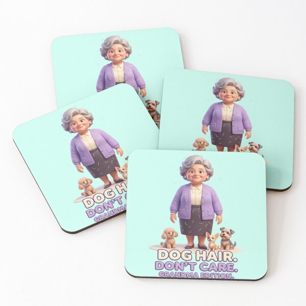 Item preview, Dog Hair Don't Care Grandma Edition Funny designed and sold by pradeepvisuals.