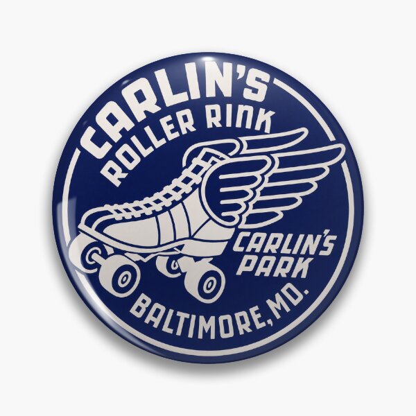 Item preview, Carlins Roller Rink Baltimore Maryland Roller Skating Rink Sticker Decal Label Design 8 designed and sold by tislord.