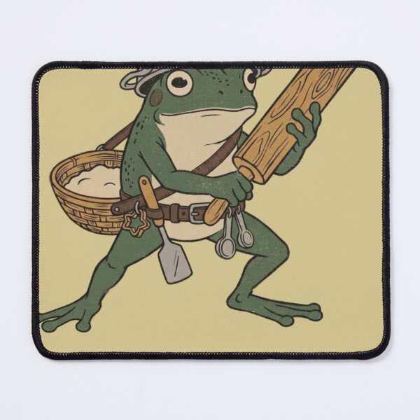 Item preview, Frog Baker We Bake At Dawn Colander Rolling Pin designed and sold by d247.