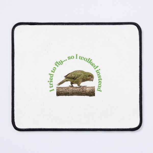 Item preview, I Tried to Fly So I Walked Instead | Funny Kakapo Bird Design designed and sold by HelgaCraftery.