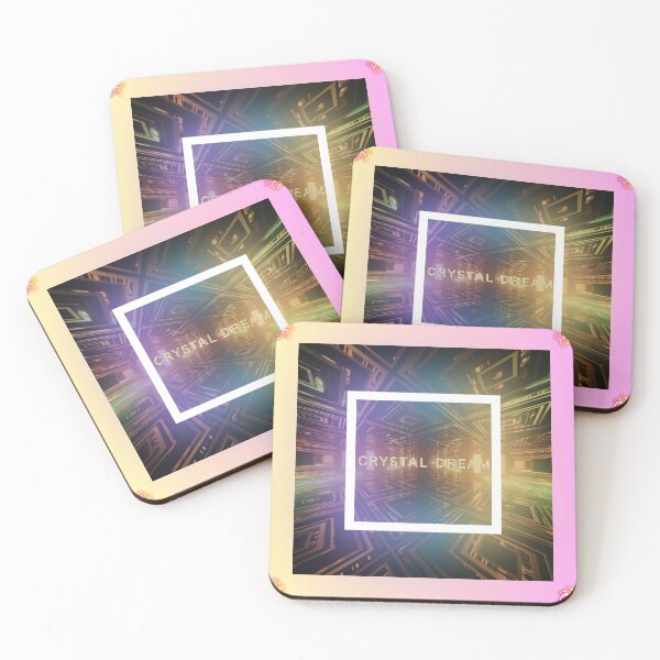Item preview, Crystal Dream – Neon Pink Purple Fantasy Glow designed and sold by DervoTeck2767.