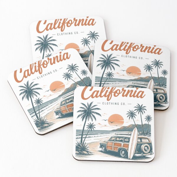 Item preview, California West Coast Vintage Surf Woody Car designed and sold by AveniaOficial.
