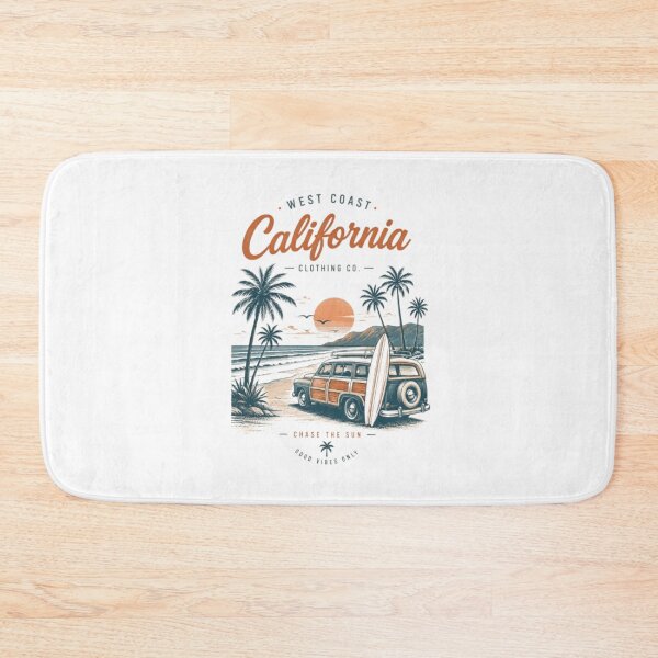 Item preview, California West Coast Vintage Surf Woody Car designed and sold by AveniaOficial.