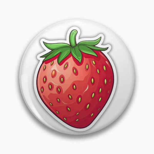 Item preview, Cute Cartoon Red Strawberry Sticker designed and sold by mryan78.