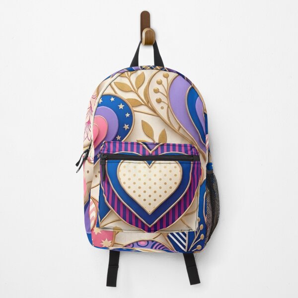 Item preview, Elegant Layered Hearts in Blue & Pink designed and sold by Good Vibes .