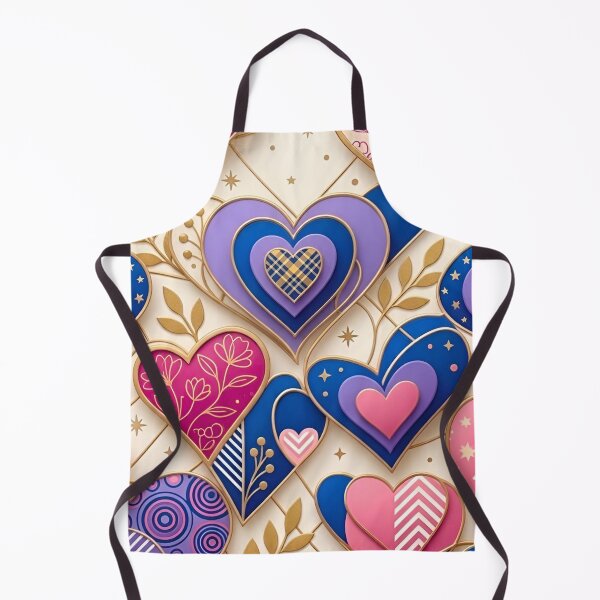 Item preview, Elegant Layered Hearts in Blue & Pink designed and sold by Good Vibes .