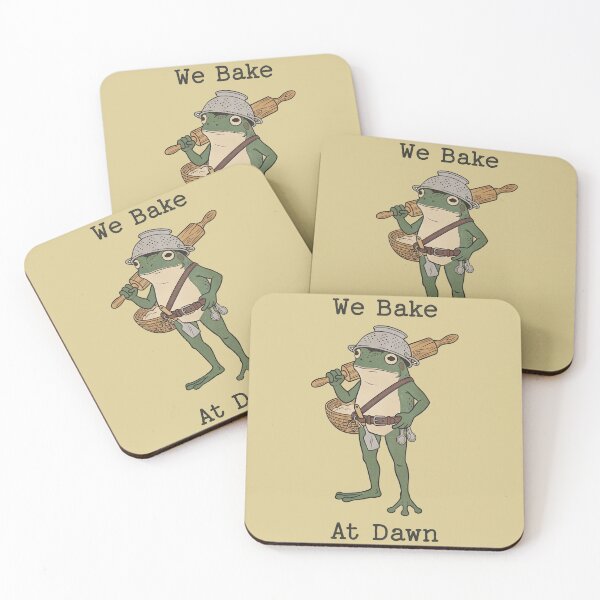 Item preview, We Bake At Dawn Funny Frog Baker Chef designed and sold by d247.