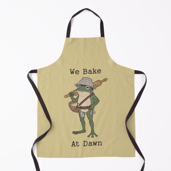 Item preview, We Bake At Dawn Funny Frog Baker Chef designed and sold by d247.