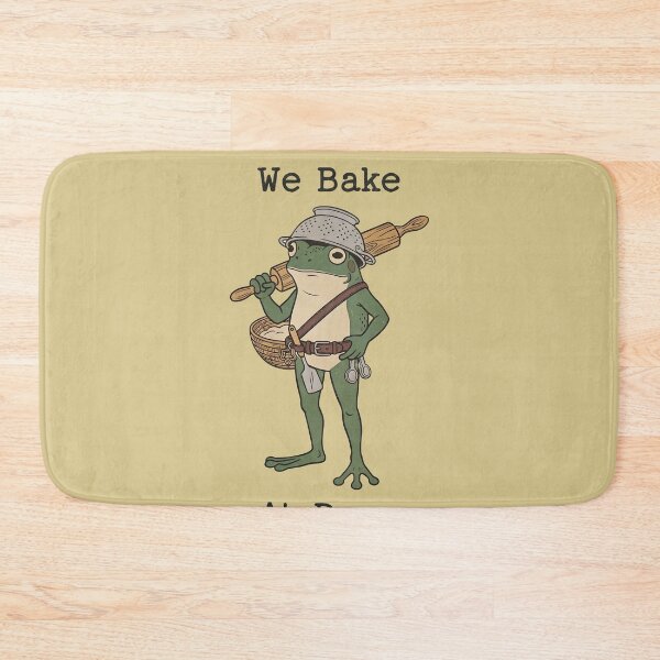 Item preview, We Bake At Dawn Funny Frog Baker Chef designed and sold by d247.