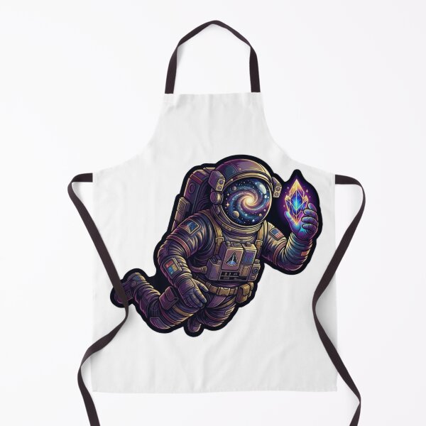 Item preview, Cosmic Astronaut Galaxy Space Art designed and sold by JeevanStickers.