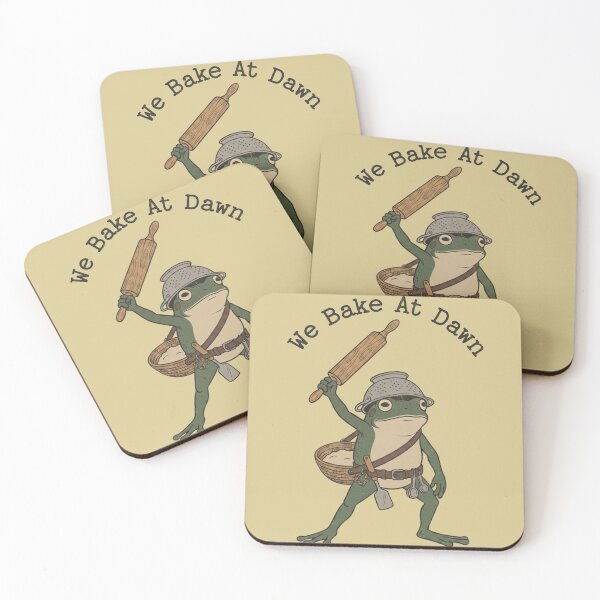 Item preview, We Bake At Dawn Frog Baker Rolling Pin designed and sold by d247.