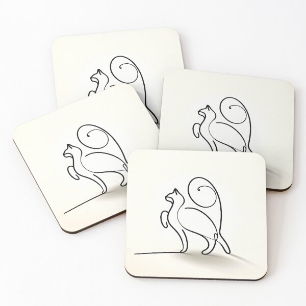 Item preview, Noble bearing cat - Elegant line designed and sold by davidromapixel.
