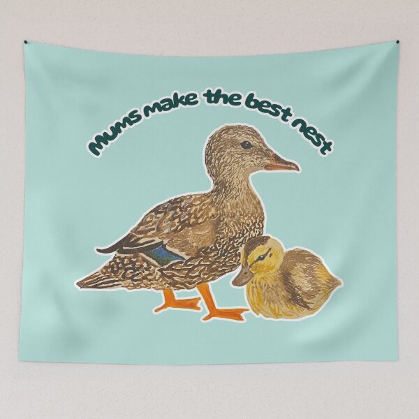 Item preview, Mums Make the Best Nest Mumma & Bubba Mallard designed and sold by Blackberries & Moss.