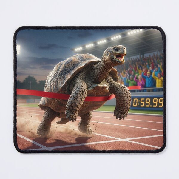 Item preview, Tortoise Runs Blazing Fifty-Yard Dash designed and sold by Tridentulus.