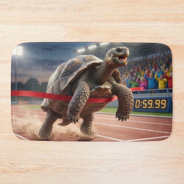 Item preview, Tortoise Runs Blazing Fifty-Yard Dash designed and sold by Tridentulus.