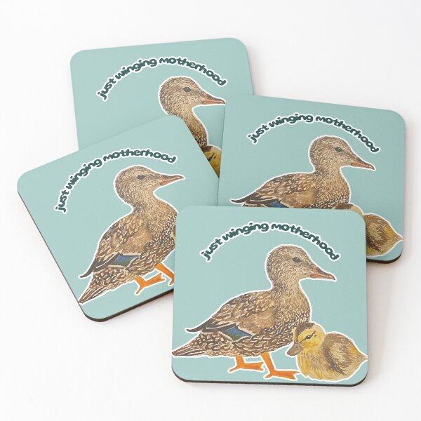 Item preview, Just Winging Motherhood Mumma & Bubba Mallard designed and sold by Blackberries & Moss.